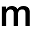 m