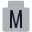 m