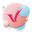 v