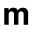 m