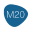 m