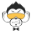 m