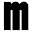 m