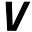 v