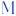 m
