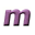 m