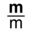 m