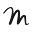 m