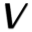 v