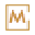 m