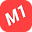 m