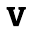 v