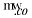 m