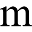 m