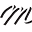 m