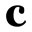 c