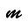 m
