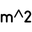m
