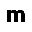 m