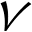 v