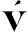 v