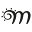 m