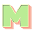m