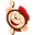 m