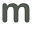 m