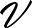 v