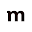 m