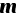 m