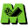 m