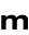 m