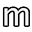 m