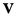 v