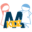 m