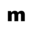 m