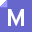 m