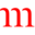 m