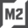 m
