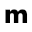 m