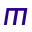 m