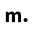 m