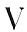 v