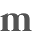 m