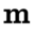 m