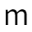 m