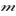 m