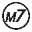 m